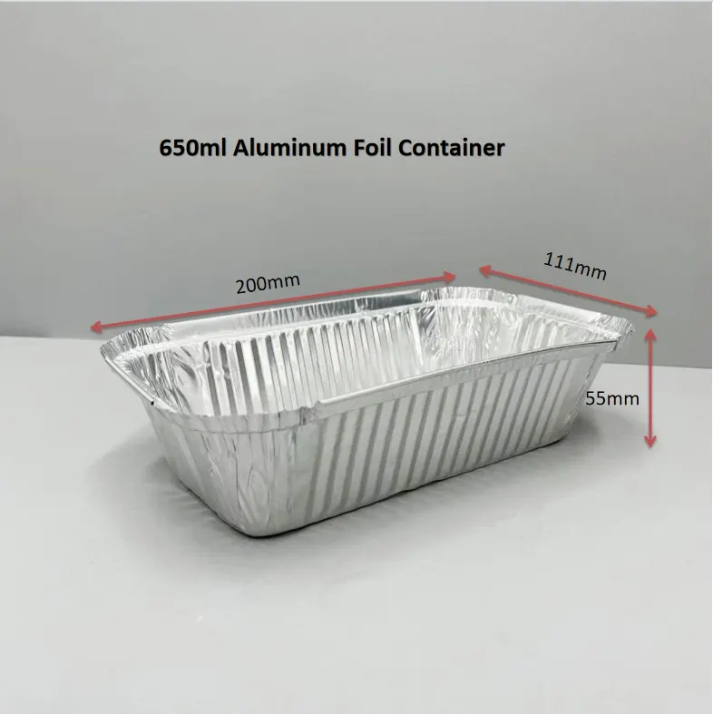 Barquette Aluminium 650 ml