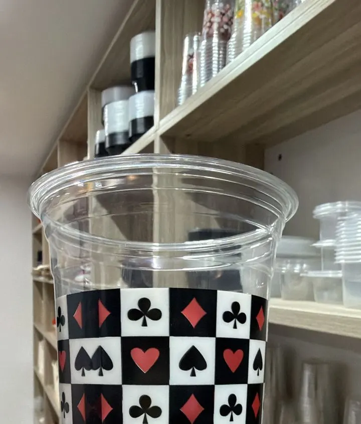 Gobelet PET Cartes de Jeu