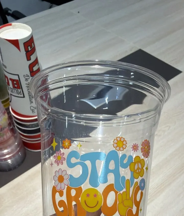 Gobelet PET « Stay Groovy »