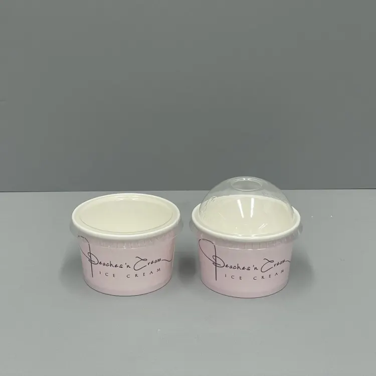 Pot à Glace Carton « Peaches'n Cream »